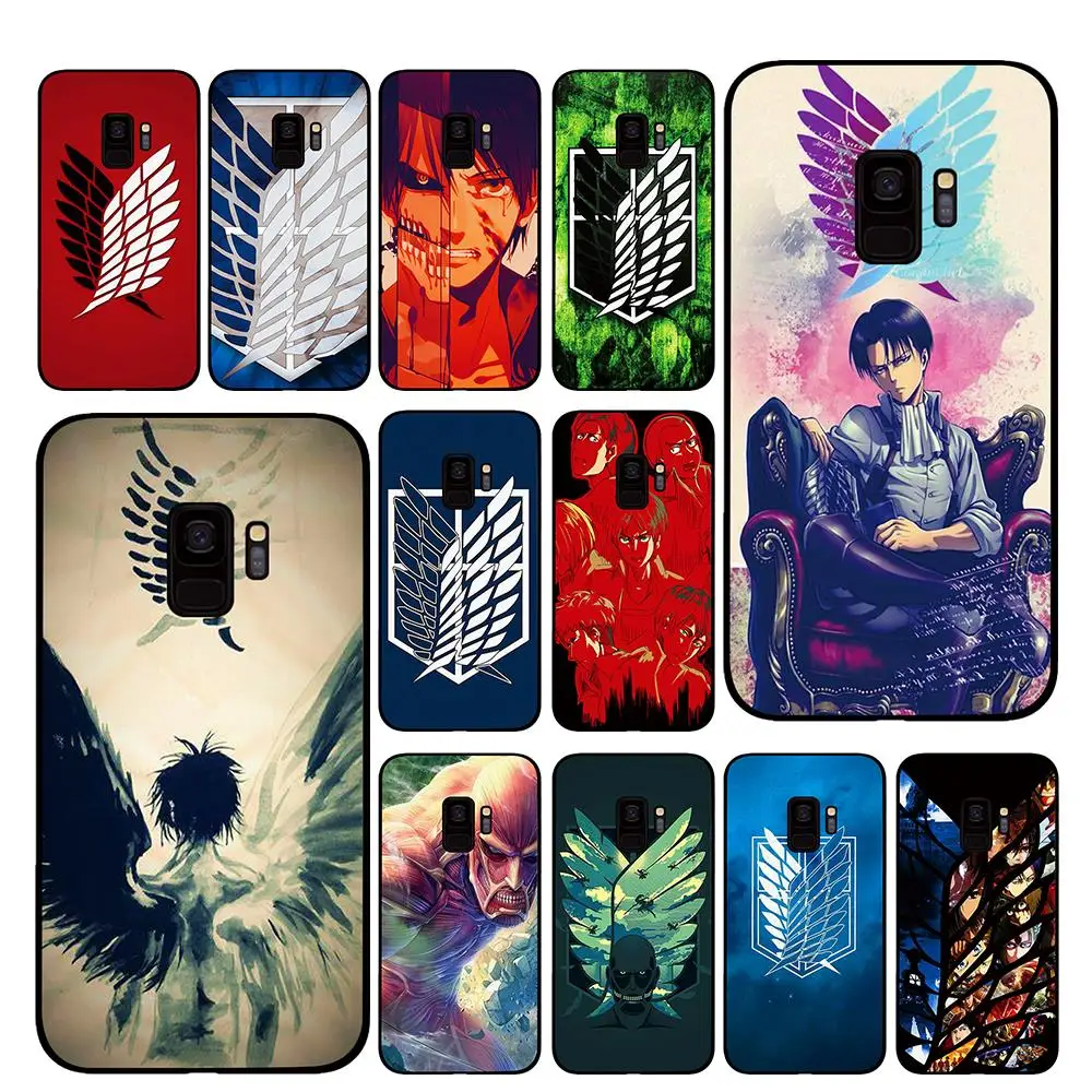 Attack on titan аниме комиксов чехол для телефона для samsung Galaxy A6 A8 плюс A7 A9 A5 18 J530 J7 J8