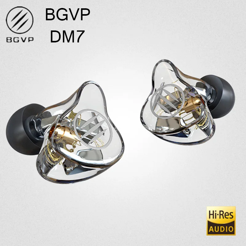 BGVP DM7 6BA драйвер монитор наушники в ухо Шум шумоподавления Съемная аудио Mmcx кабель