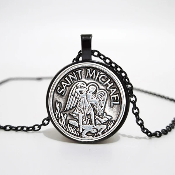 Подвеска SAINT подвеска с Майклом 2019 новый мужской Archangel St. MICHAEL Protect Me Saint Shield Шарм