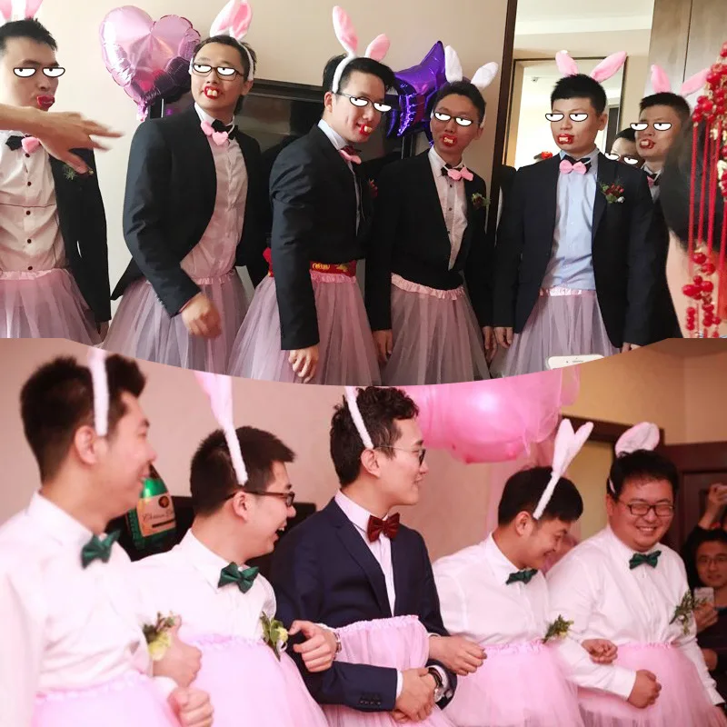 Marriage Then Pro Game Props Entertain Groom Trick Best Man swan qun Tutu Performing Costumes Tutu Skirt