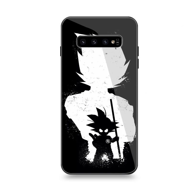 Чехол для телефона Стекло для samsung A10 A20 A30 A40 A50 A60 A70 S7 край S8 S9 S10 плюс Чехол Dragon Ball Z DBZ Goku - Цвет: G1