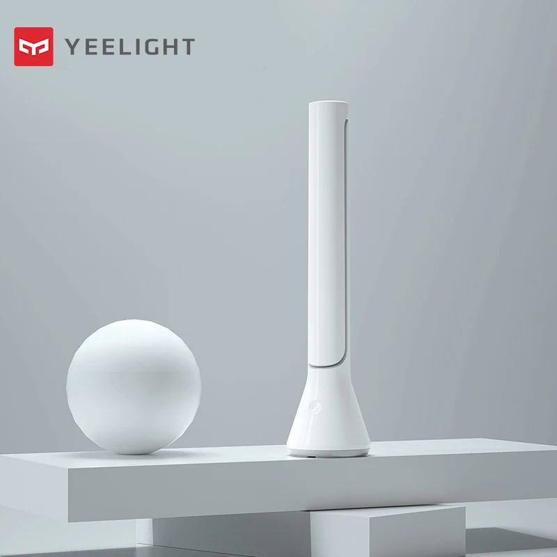 Новейшая Складная светодиодсветодиодный настольная лампа Yeelight регулируемая на