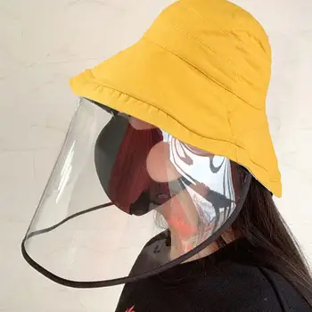 

Removable Dual-use Protective Fisherman Hat Protection Full Face Anti-fog Saliva Fashion Unisex Cap