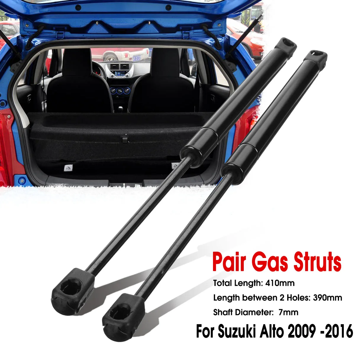  2pcs Car Rear Tailgate Boot Gas Lift Support Struts bar for Suzuki Alto HA25 HA35 2009 2010 2011 20