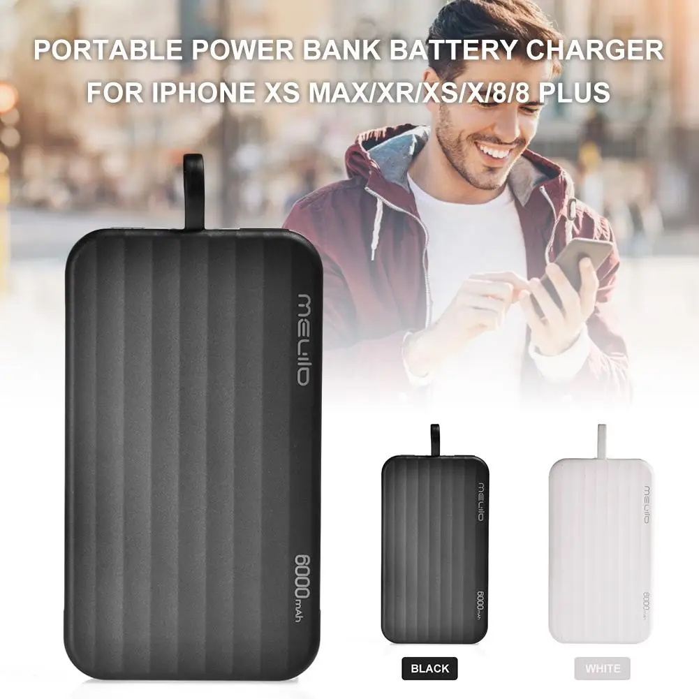 Portable Power Bank Battery Charger For IPhone Xs Max/XR/XS/X/8/8 Plus Portable Charger Accessories