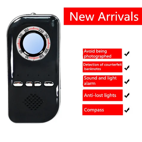 

Monitor Detector K300 Multifunctional Infrared Detector Anti Candid Hide Camera Detector Camera Search Hotel Detector Alarm