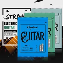 

Orphee Electric Guitar Strings Full-Size Light Medium 9-42 10-46 11-50 Gauges Durable Electric Guitar Strings