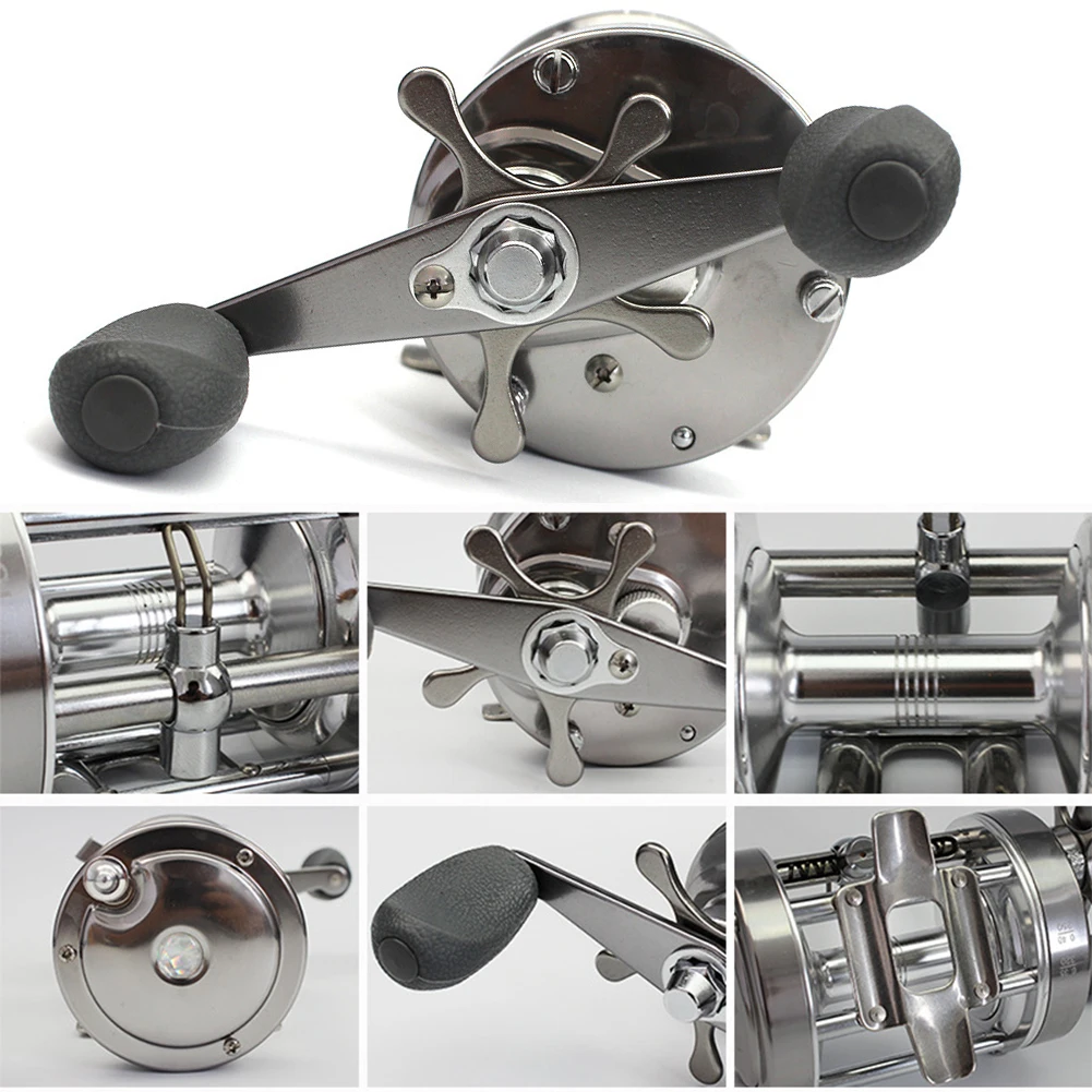 

Spinning Tackle Accessories Sport Coil Fishing Reels Outdoor Drum Wheel Trolling Metal Spool Durable Tool Saltwater Baitcasting