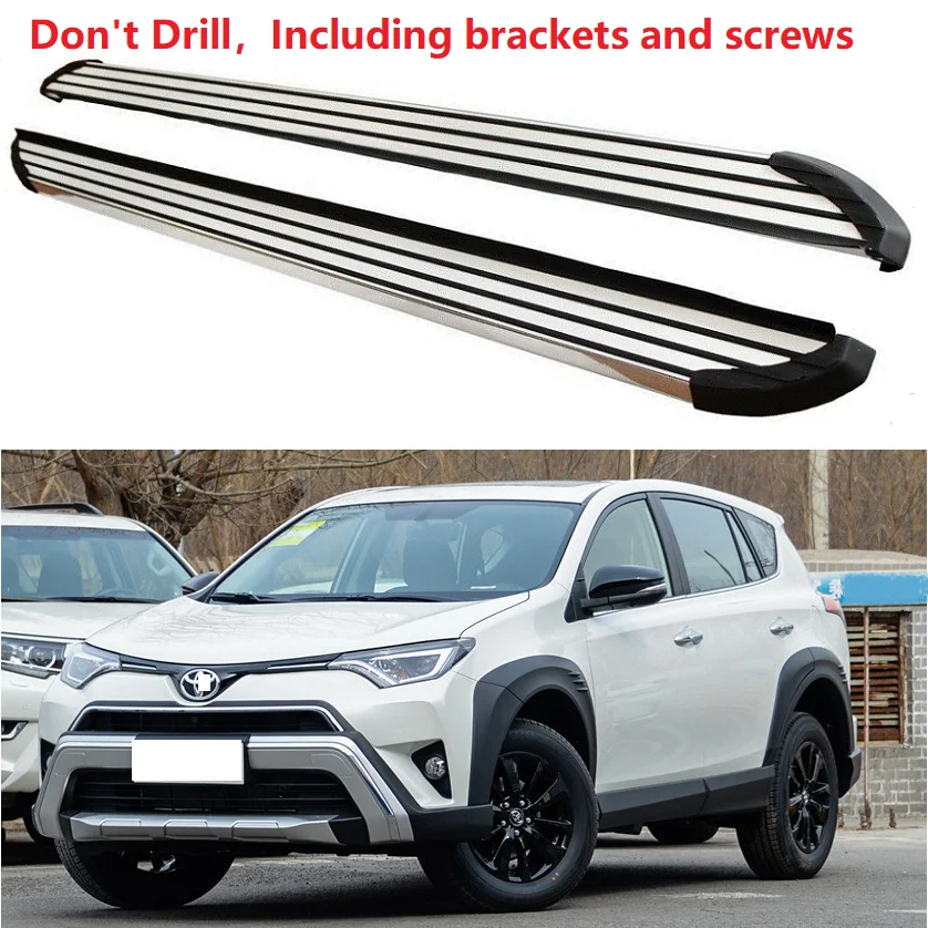 Алюминиевый для Toyota RAV4 2013 Беговая доска боковой шаг Nerf бар педаль