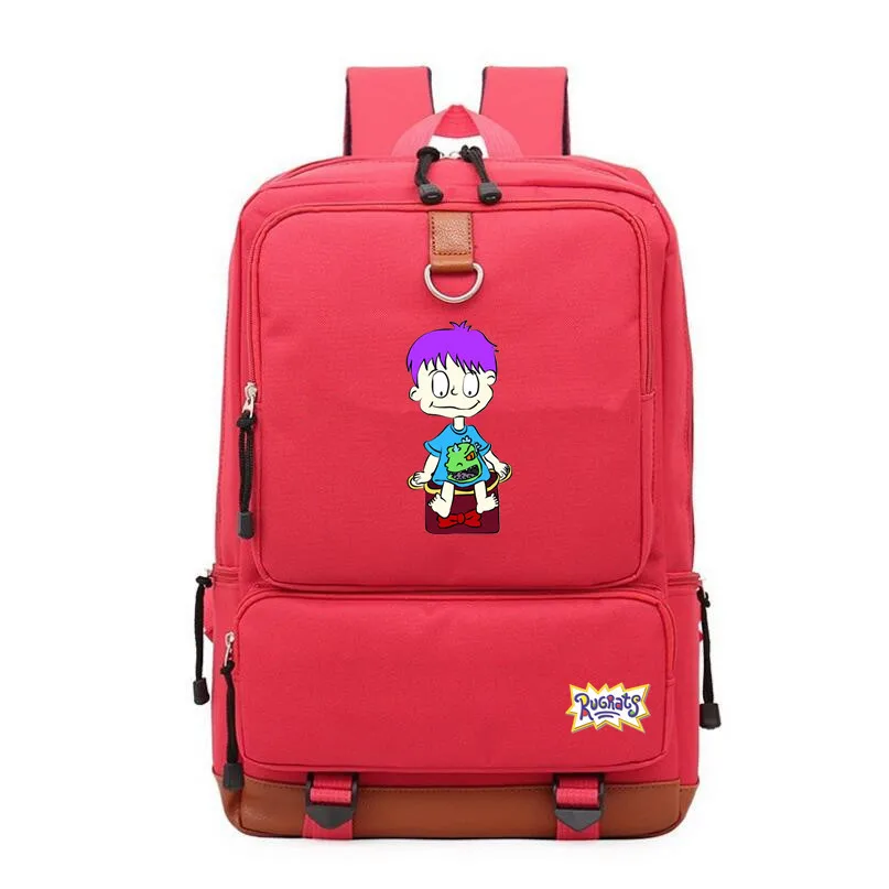 H Rugrats в Париже школьная сумка pringting Рюкзак Mochila Студенческая сумка на плечо дорожная сумка для ноутбука рюкзак для подростков - Цвет: H