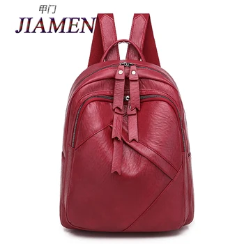 

Women backpacks designer leather women bag fashion school bags for teenagers girls large capacity backpacks travel bags Mochila