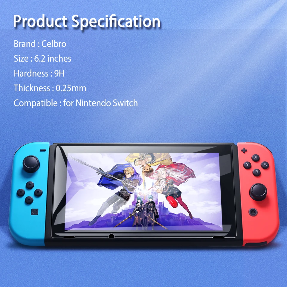Протектор Экран Стекло для Nintendo Switch с уровнем твердости 9H закаленное защитное стекло фиолетовый Стекло стандарт Blu-ray защиты Стекло пленка для NS переключатель Lite