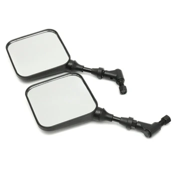 

2Pcs Motorcycle Rear View Mirror Black For Suzuki Dr 200 250 Dr350 Drz 400 Dr650