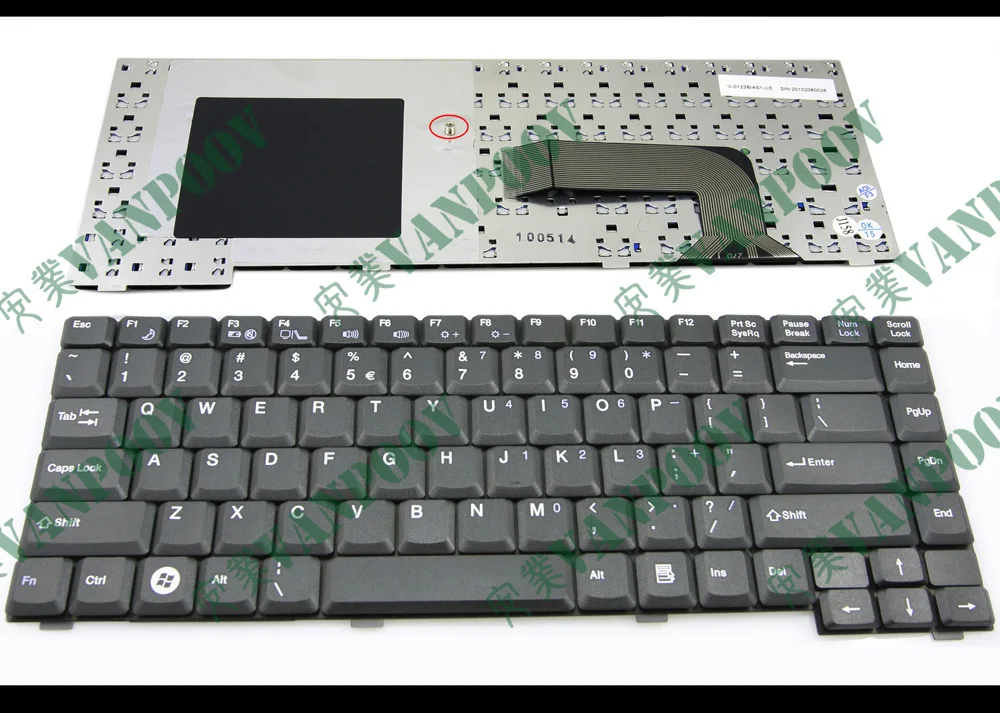 Тетрадь Клавиатура для ноутбука Fujitsu Amilo Pa1510 Pa2510 Pi1505 Pi1537 Pi1556 Pi2515 черный английский(США)-V-0123BIAS1
