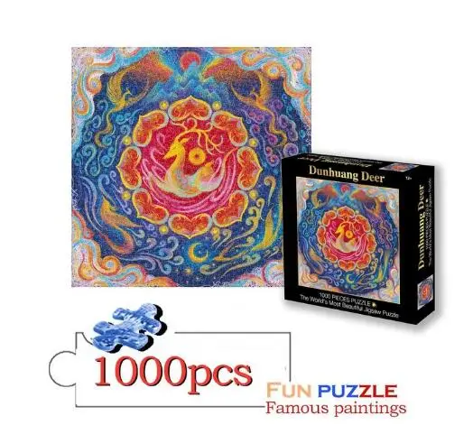 Новое поступление 1000 шт. головоломки живопись DIY креативность Imagine художественные игрушки для детей развивают терпение фокус уменьшить давление