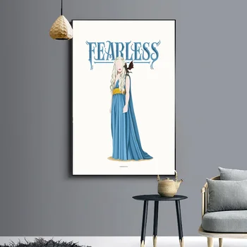 

Game of Thrones Emilia Clarke Canvas Poster Art Print Wall Pictures for Living Room No Frame