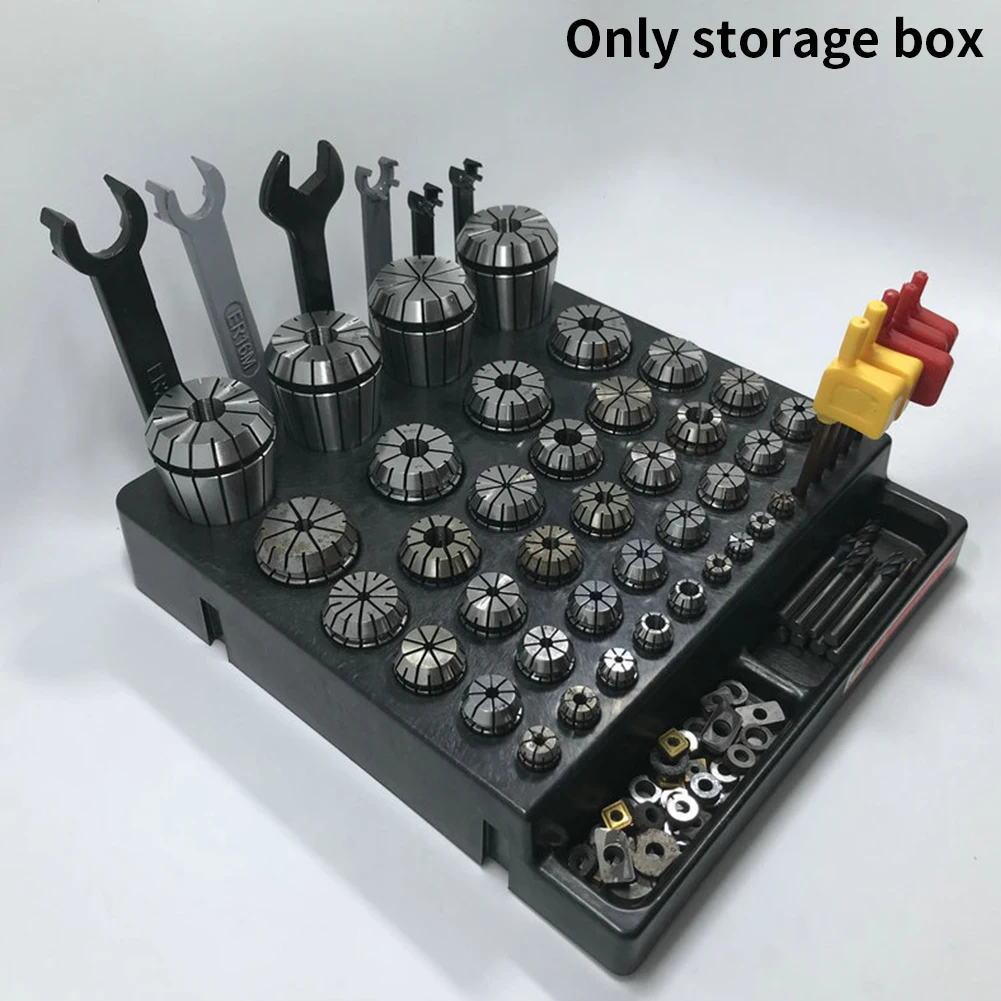 Organizer Collecting For Wrench Probe Parts Stand Milling Lathe Tool CNC End Cutter Storage Box Inserts Durable Collet Chuck