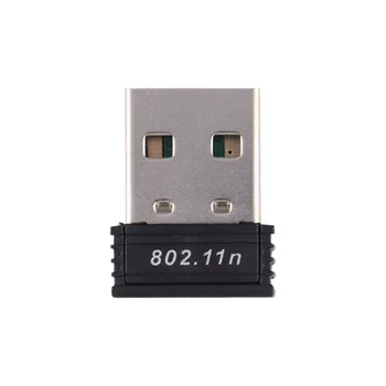 

1pc Mini USB WiFi Adapter Driver 802.11 b/g/n Wi-Fi Dongle High Gain 2.4 GHz 150Mbps wireless Antenna wifi for computer Phone