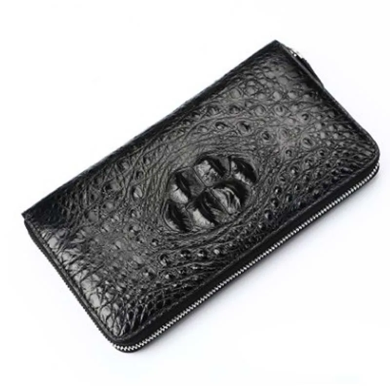 

dongou crocodile handbags male long Genuine leather The wallet business Single zipper Hand bag men Hand clip package