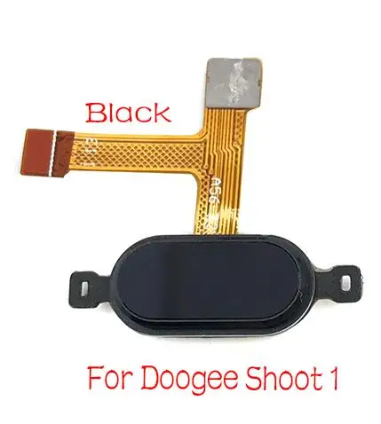 Shoot 1 Black Для Doogee Shoot 1 2X9 Pro сканер отпечатков пальцев Сенсорный ID сенсор Главная Кнопка возврата гибкий кабель в сборе - Цвет: Shoot 1 Black