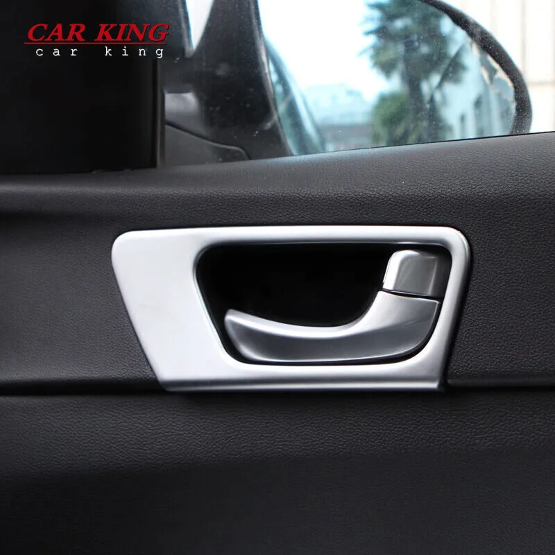 

For Kia Optima K5 2016 2017 ABS Chrome High Equipped Model Inner car door Handle Bowl Cover trim Car styling accessories 4pcs
