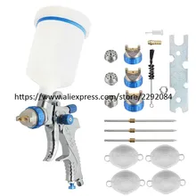 601 пистолет-распылитель HVLP 1,4 мм 1,7 мм 2,0 мм стальной распылитель для краски Профессиональный Аэрограф для окрашивания автомобиля аэрограф