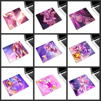 

XGZ Anime Big Promotion Game Mouse Pad Cute Girl Lux Laptop Keyboard Table Mat HD Star Magic Coaster Rubber Stripe Non-slip