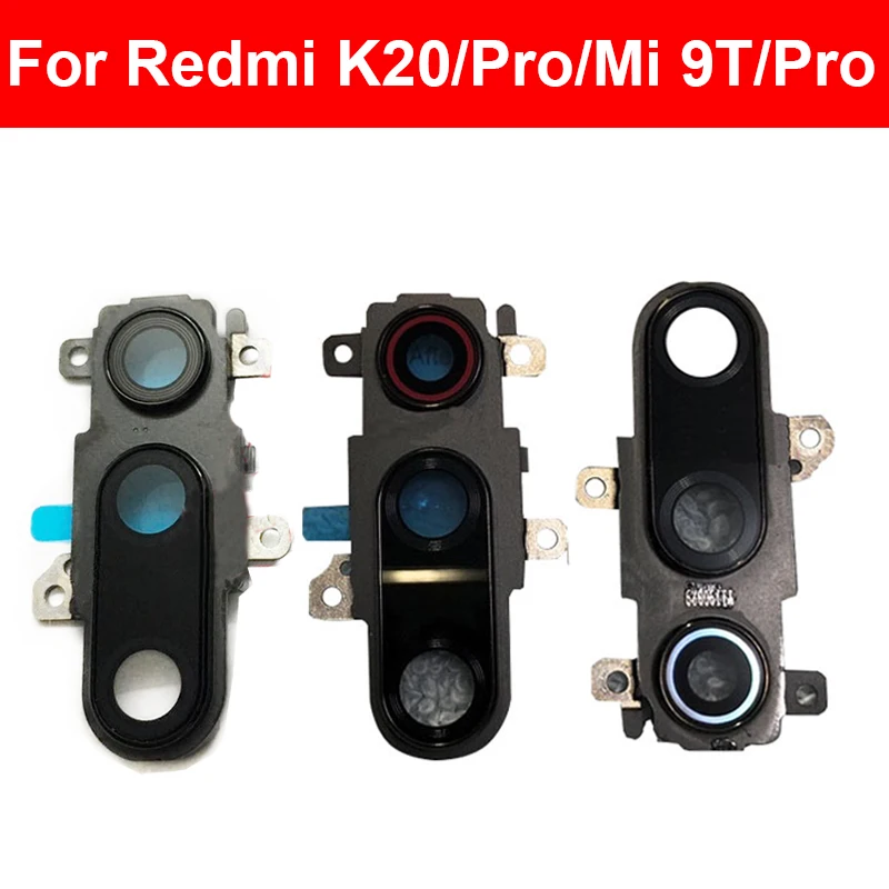 Back Rear Camera Lens Glass Cover Frame For Xiaomi Redmi K20 Mi 9T Pro Main Big + Sticker Replacement Repair | Мобильные телефоны и