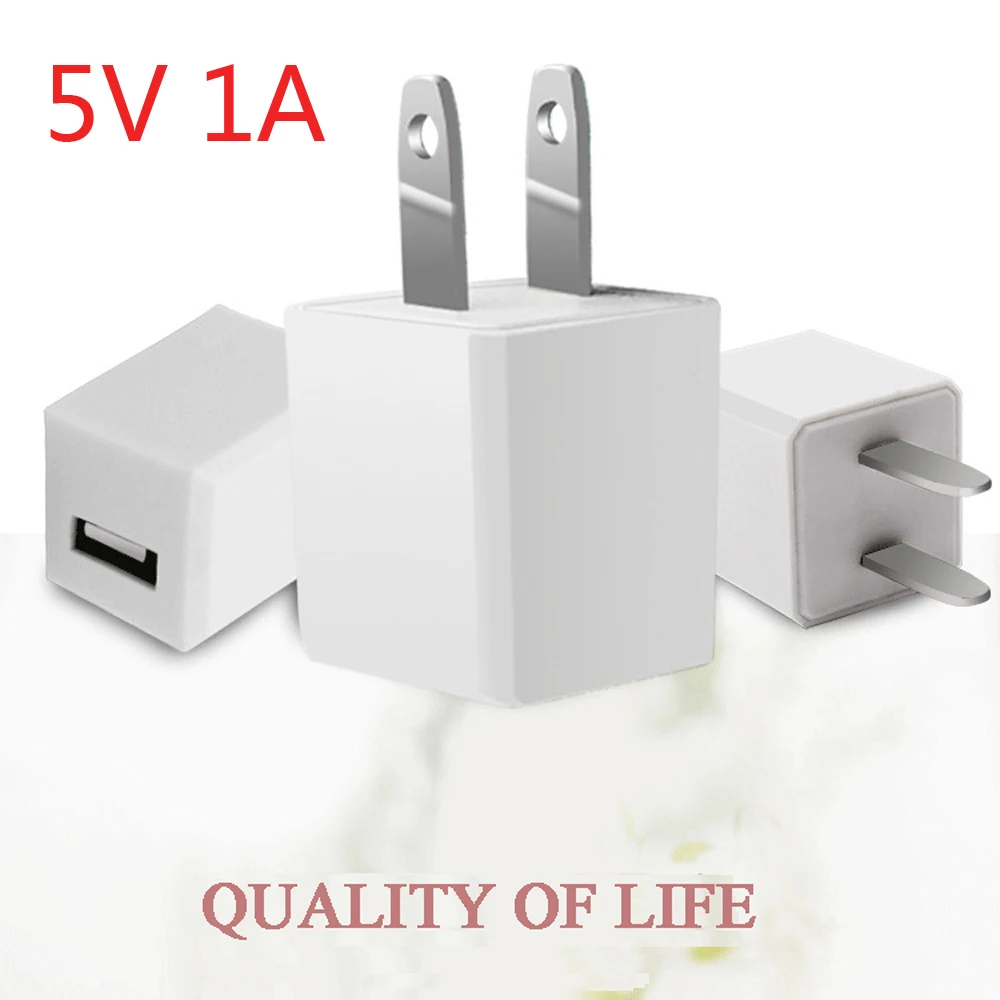 

5V 1A Charge Fast Mobile Phone Charger US Plug Wall USB Charger Adapter for iPhone 7/ Samsung