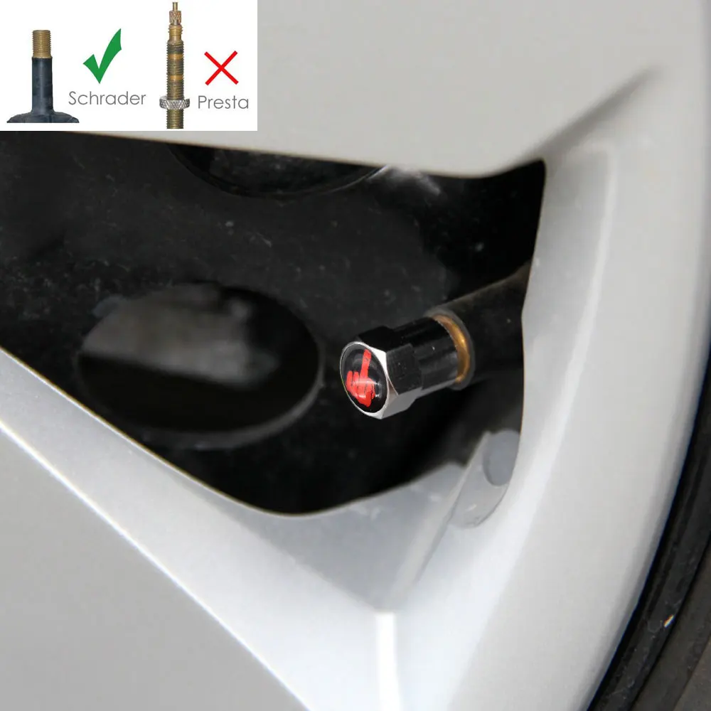 DSYCAR 4 шт./компл. модные пылезащитные колпачки для шин с логотипом среднего пальца