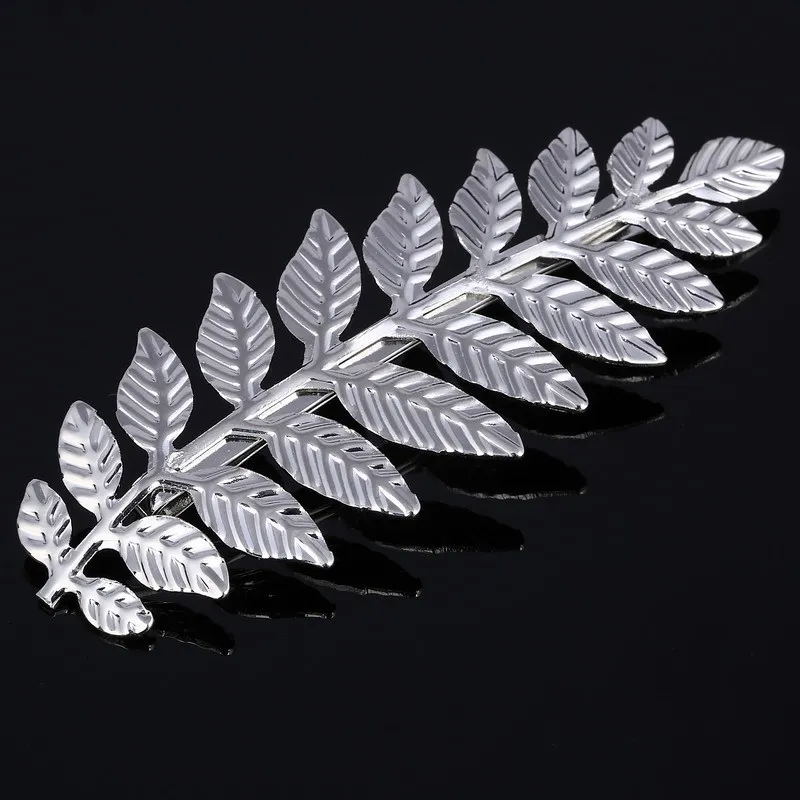 

Fashion hair clip retro metal leaf female hair accessory retro feather hair clip