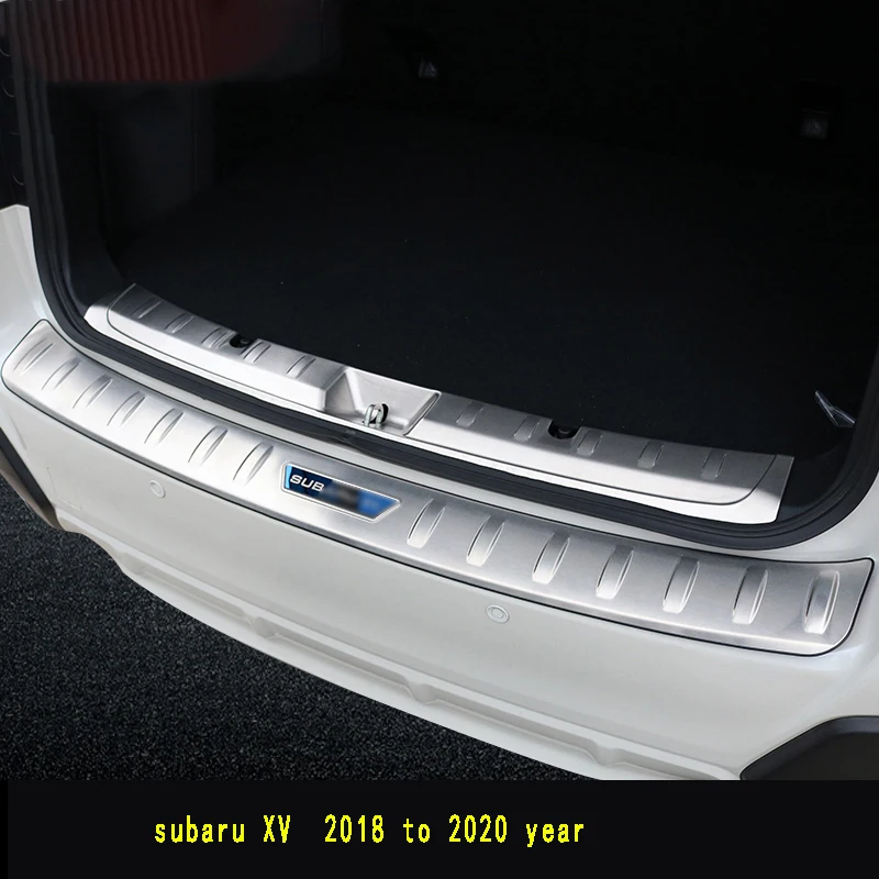 Подходит для 18-19 для subaru XV задняя защитная накладка, задняя крышка из нержавеющей стали защитная пластина декоративные аксессуары
