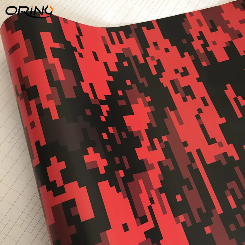 Red Digital Vinyl Film Sticker-2