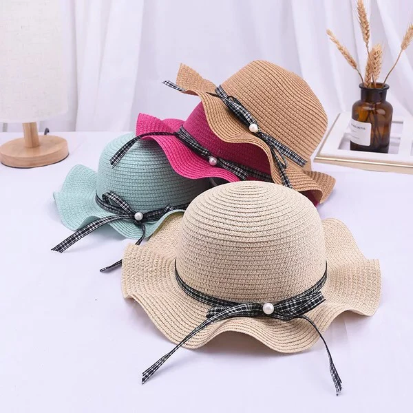 kids straw hats to decorate