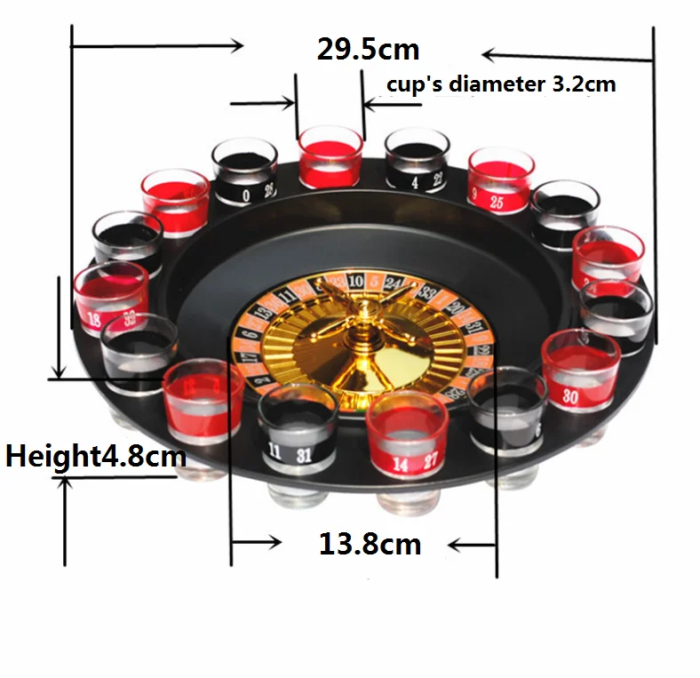 Wholesale Novelty Gifts Russian Lucky Shot Party Games Roulette