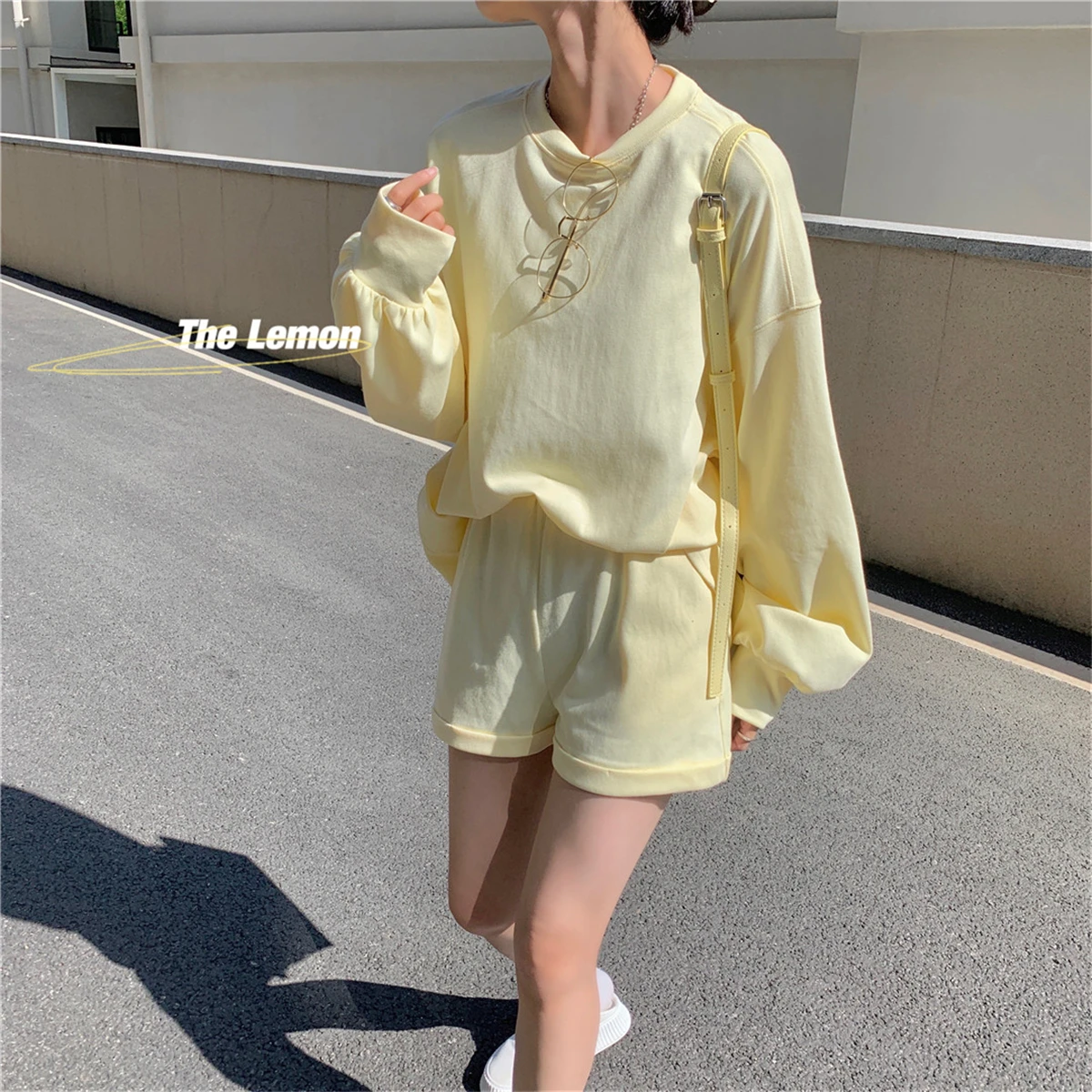 velour tracksuit women Sets Women Korean Style Candy Colors Autumn New Fashion Causal Joggers Solid Long Sleeve T-shirts Empire Elastic Waist Shorts sweatpants set