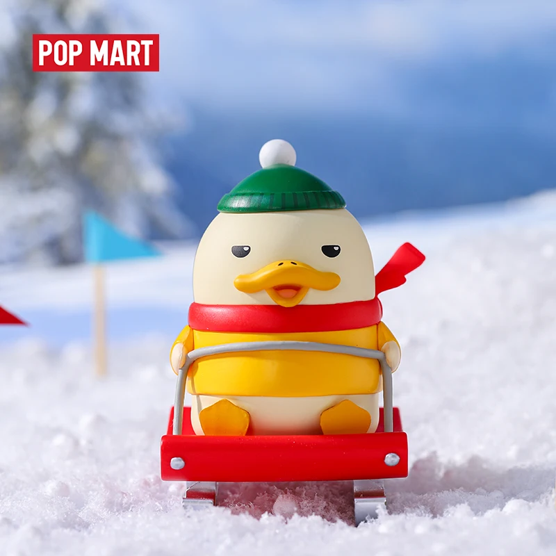 POPMART Duckoo зимняя фигурка утки глухая коробка Кукла бинарная подарок на день