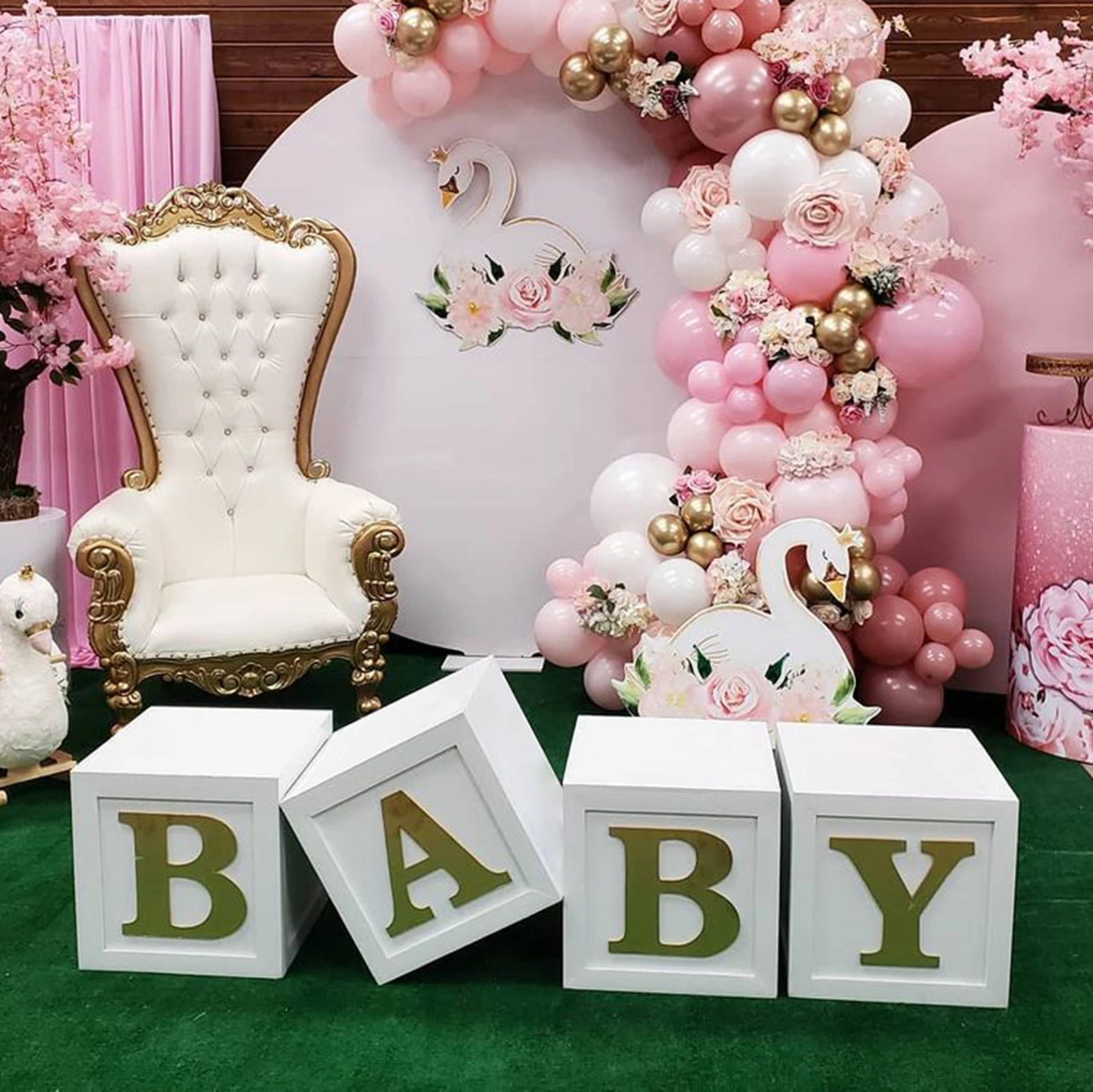 Determinar con precisión global Trivial Decoraciones para Baby Shower, niño y niña, género revelado, decoración para  fiesta de primer cumpleaños, caja ecológica para niños para múltiples usos| Decoraciones DIY de fiestas| - AliExpress