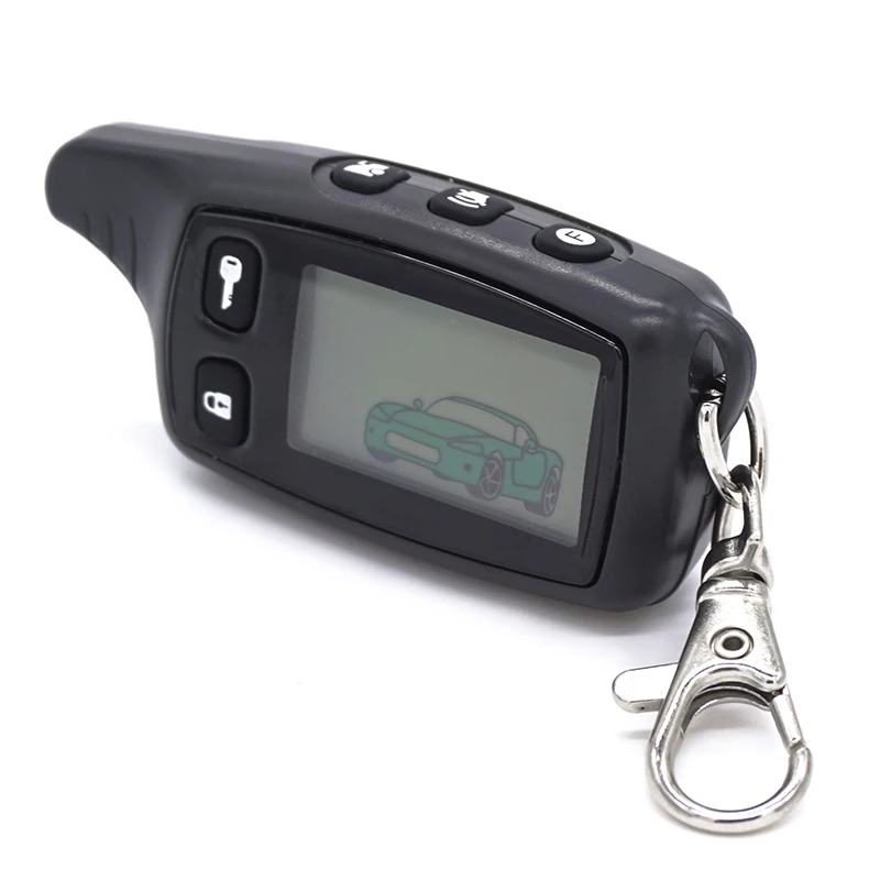 

new Tomahawk TW9010 Tomahawk 9010 Two way car alarm system Russian Tomahawk TW 9010 keychain