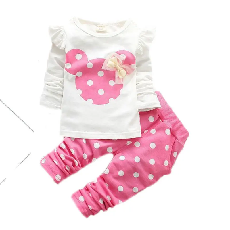 Одежда для маленьких девочек, Детские костюмы с длинными рукавами на осень и зиму, детские футболки и штаны для мальчиков и девочек 2-6 лет