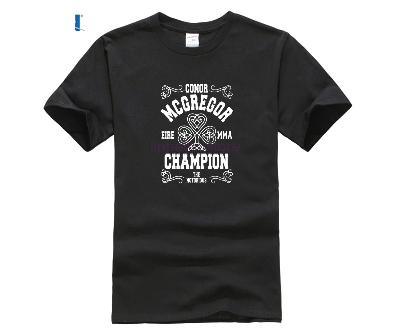 Конор Макгрегор Футболка мужская брендовая одежда с коротким рукавом Crewneck MMA