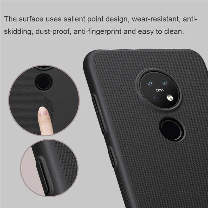 Для Nokia 7,2 Чехол чехол NILLKIN Встроенный чехол s для Nokia 7,2 Высокое качество Супер Матовый экран для Nokia 7,2 Nokia 6,2