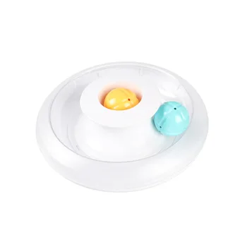 

Pet Supplies Track Shape Cat Turntable Vocal BaubleTumbler Base Contains Mint Bells Multiple Functions Can Put Cat Foodstuff