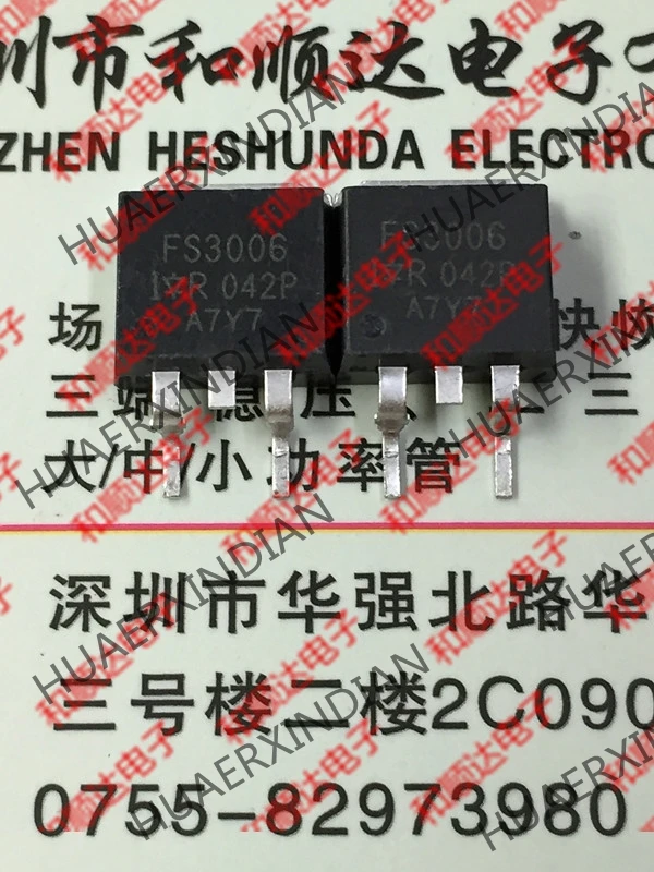 5 шт., новые оригинальные кнопки IRFS3006PBF-263 60V 191A на