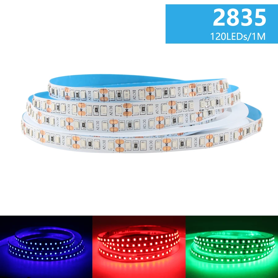 

DC 12V LED Strip Light TV Backlight SMD PC 2835 5m 60Leds 120Leds 240Leds Warm White 12 V Lamp Led Stripe Tape Flexible Ribbon
