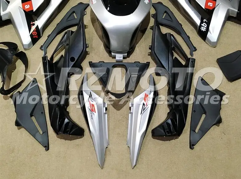 4 подарки ABS Инжекционный обтекатель комплект подходит для Aprilia RS125 06 07 08 09 10 11 RS4 RSV 125 2006 2011 Обтекатели Серебряный набор