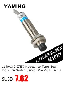 Индуктивный бесконтактный выключатель sensor/AX сенсор M18 с металлической оболочкой провода PNP/npn-вывод NO/NC DC два/три провода подключения