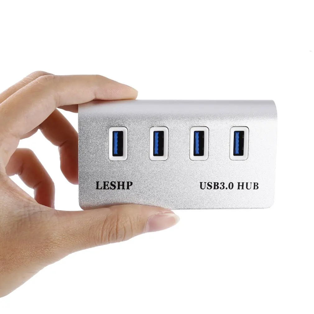 Usb-концентратор LESHP с четырьмя портами и ультратонким дизайном 3,0 простая в использовании и переноске суперскорость передачи данных(5 Гбит/с