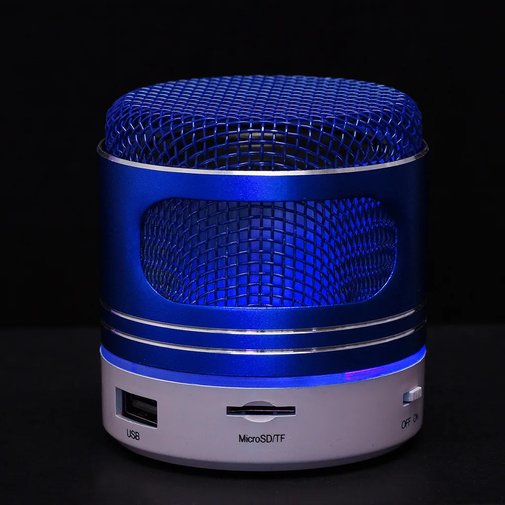 EPULA беспроводной Bluetooth динамик Мини Bluetooth динамик USB СВЕТОДИОДНЫЙ светильник беспроводной портативный музыкальный модный сабвуфер маленький