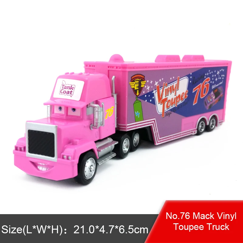 Disney Pixar Cars 2 3 игрушки Lightning McQueen Jackson Storm Chick Hick Mack Uncle Truck 1:55 литой модельный автомобиль игрушка детский подарок - Цвет: No.76